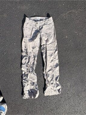 BDG Light Grey 360 Utility Low Rise Straight Pants